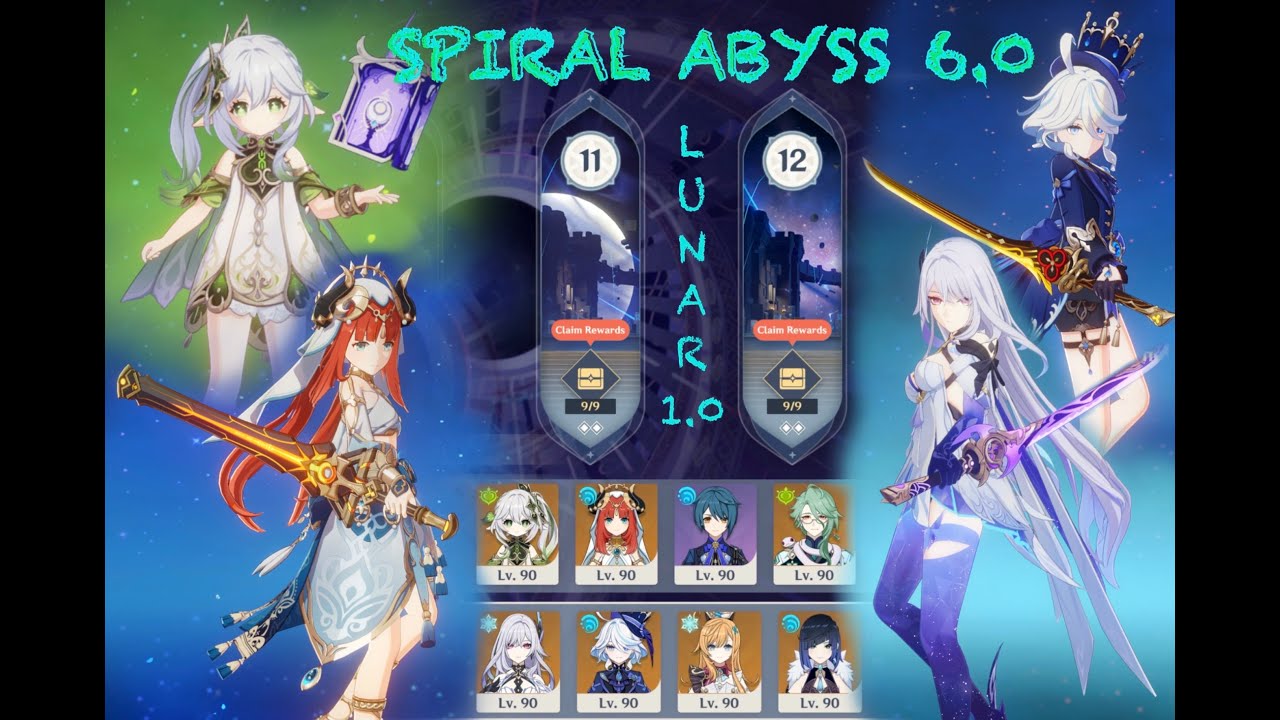 Casual Player | Spiral Abyss 6.0 No Lunar Reaction | C0 Nahida Nilou superbloom ft Skirk Freeze