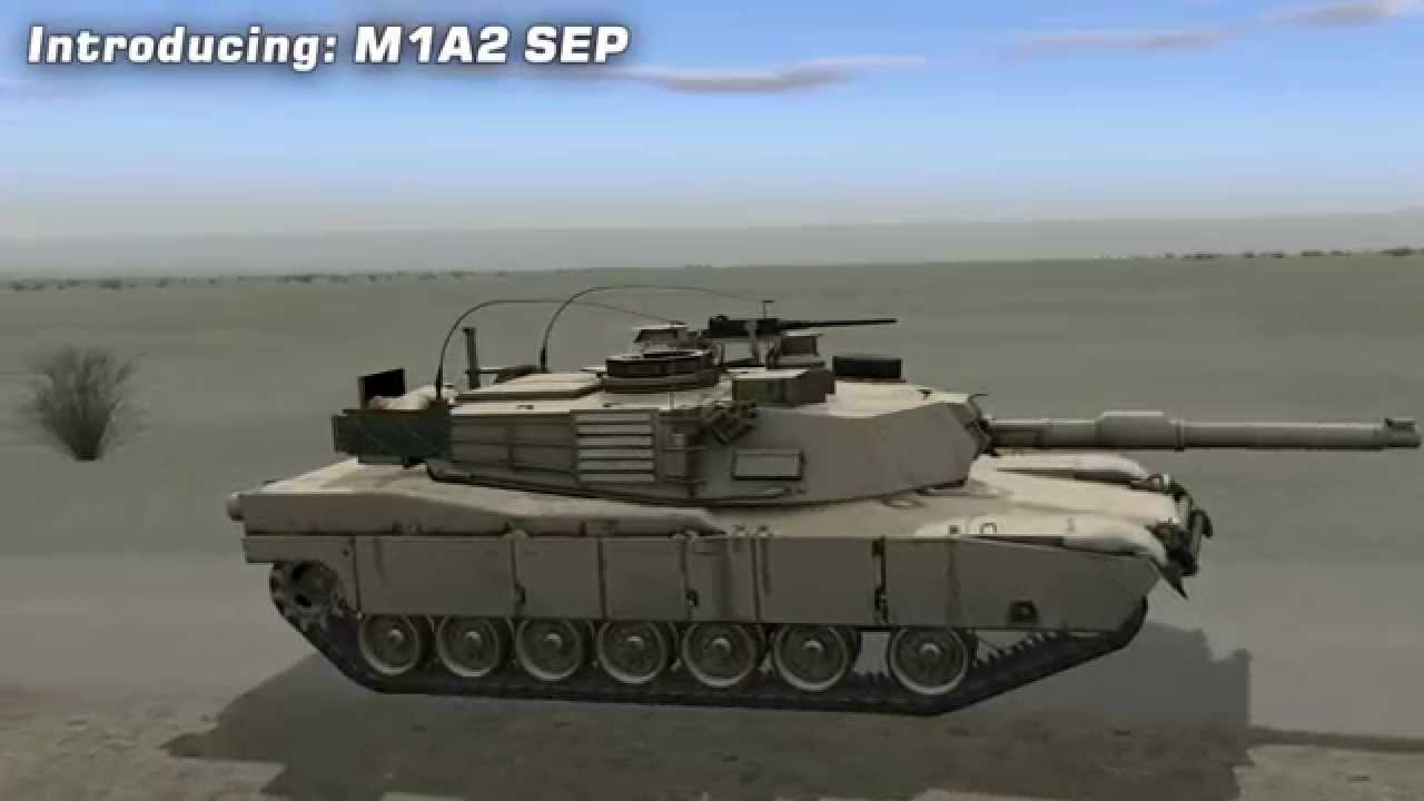 Vehicle overview: M1A2 SEP - Steel Beasts Pro PE