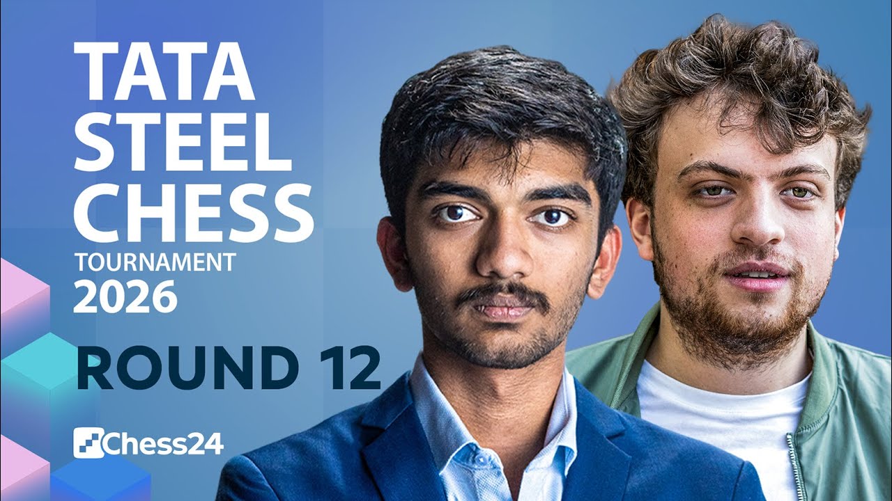 Tata Steel Wijk Aan Zee 2026: Nodirbek & Sindarov Tied As Hans & Jorden Chase In Penultimate Rd 12