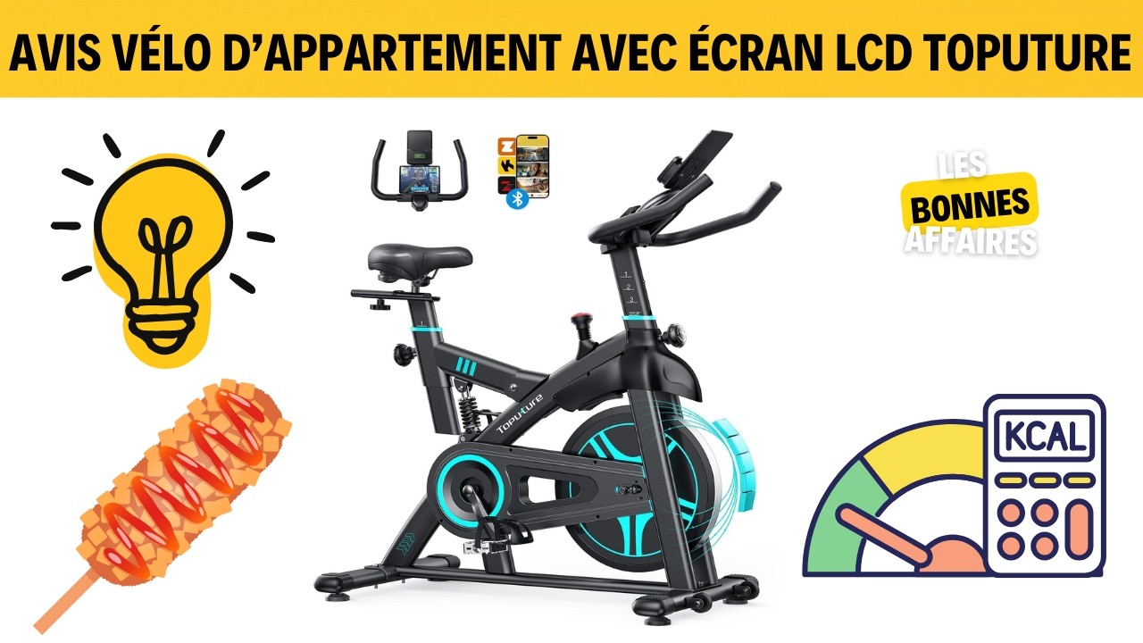 Vélo d’appartement connectéTOPUTURE  :  Avis