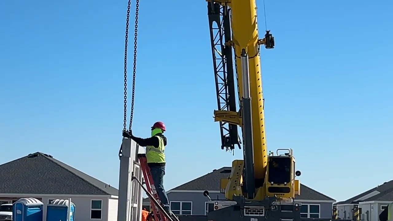 Stucco Concrete Homes Being Built @ The Villages Florida