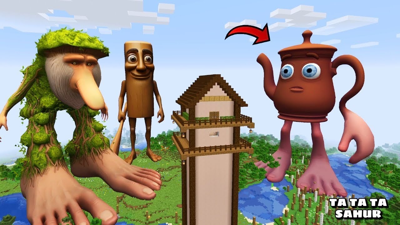 i Found Scariest TUNG TUNG SAHUR ARRIVAL 😱 in Minecraft | Minecraft Horror |