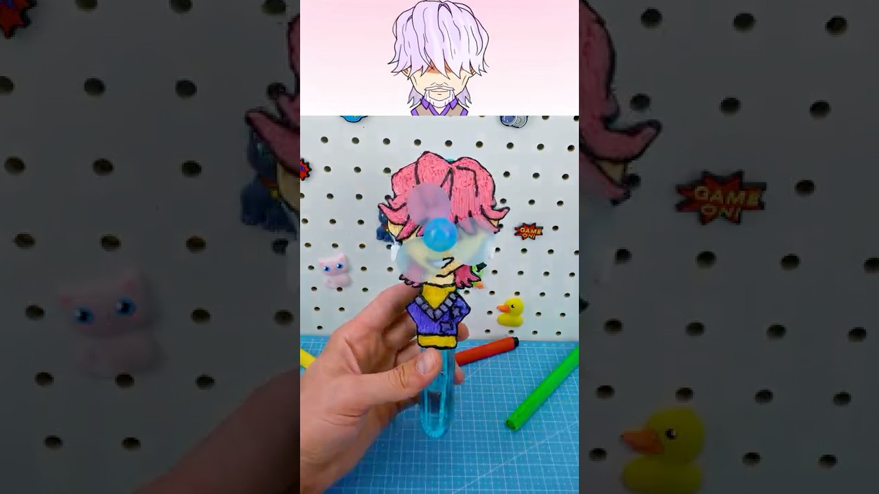 I made a Mystery Saja Kpop Demon Hunters Phase 4 Sprunki OC with 3d pen 