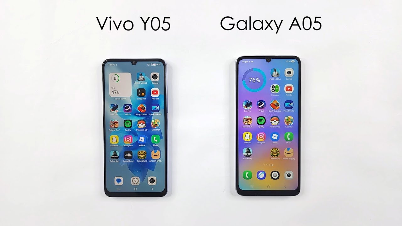Vivo Y05 vs Samsung A05 - SPEED TEST!
