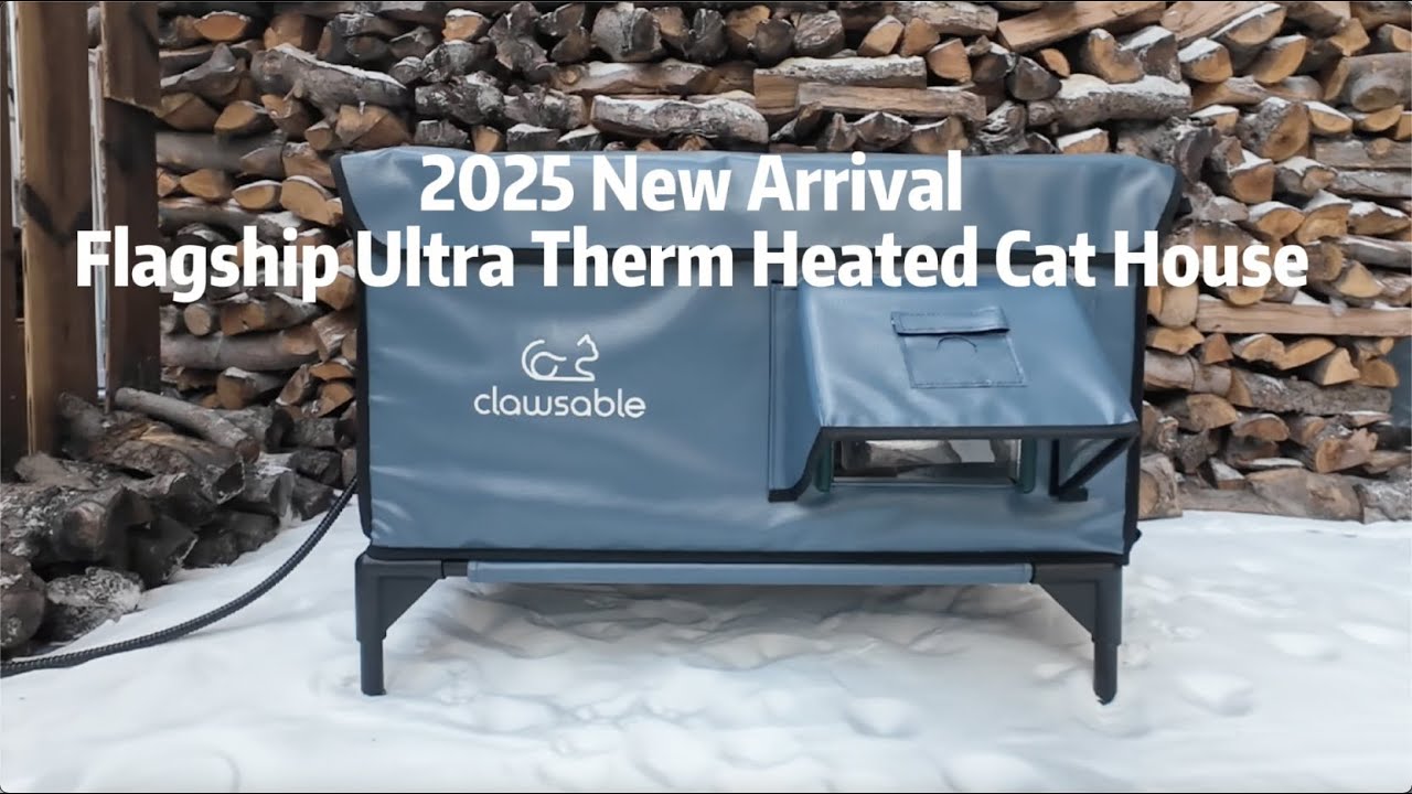 [NEW ARRIVAL] Clawsable 2025 Flagship Ultra Therm Heated Cat House