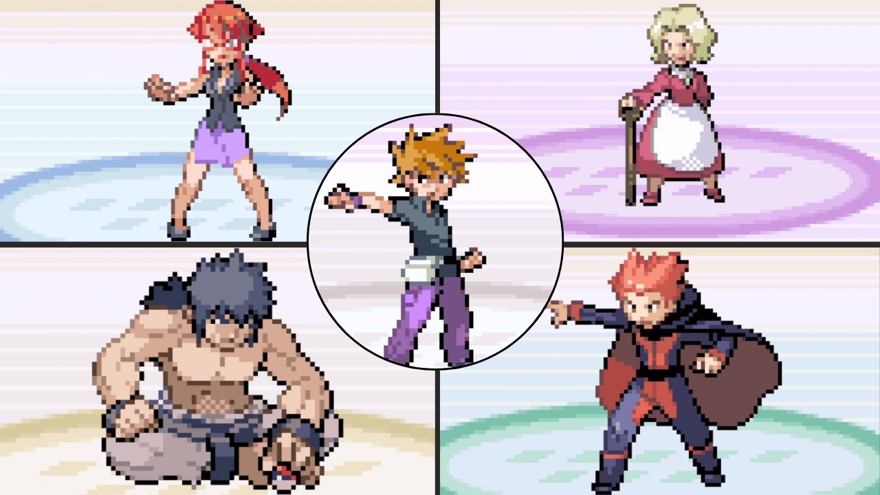 Pokémon FireRed | Elite 4 + Champion 4K 60FPS