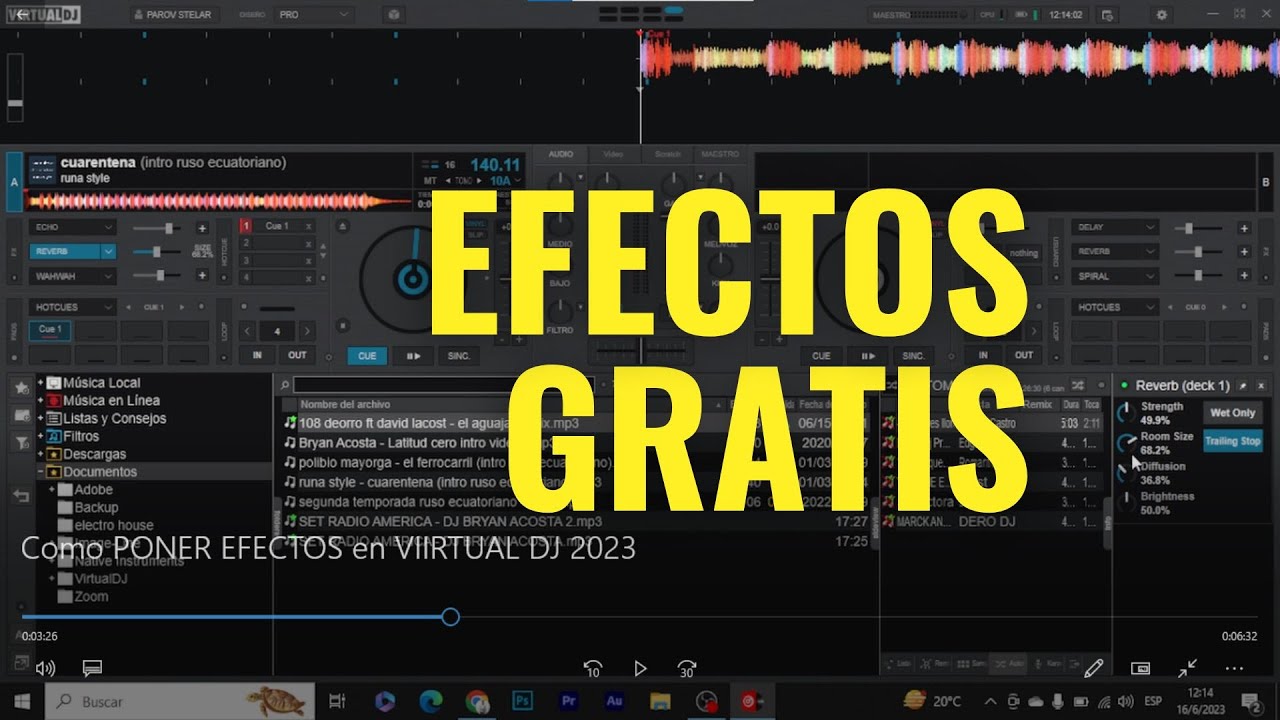 Como PONER EFECTOS en VIRTUAL DJ 2024 ¡MODO PROFESIONAL YA!