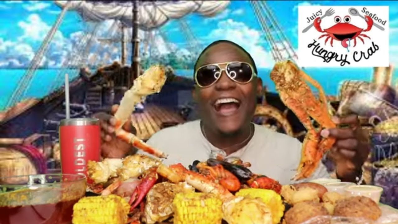 Hungry Crab Seafood Boil Mukbang | Eating Show | Hometown Restaurant Did Me Right!!