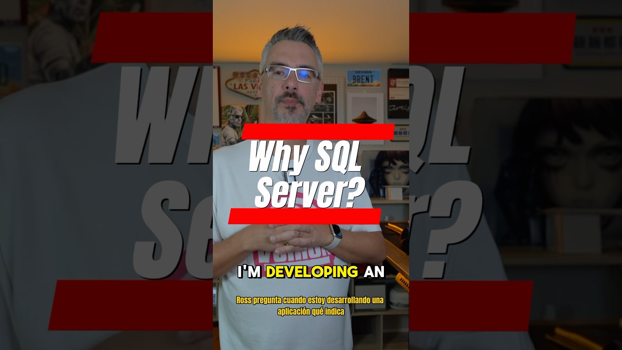 Why SQL Server?