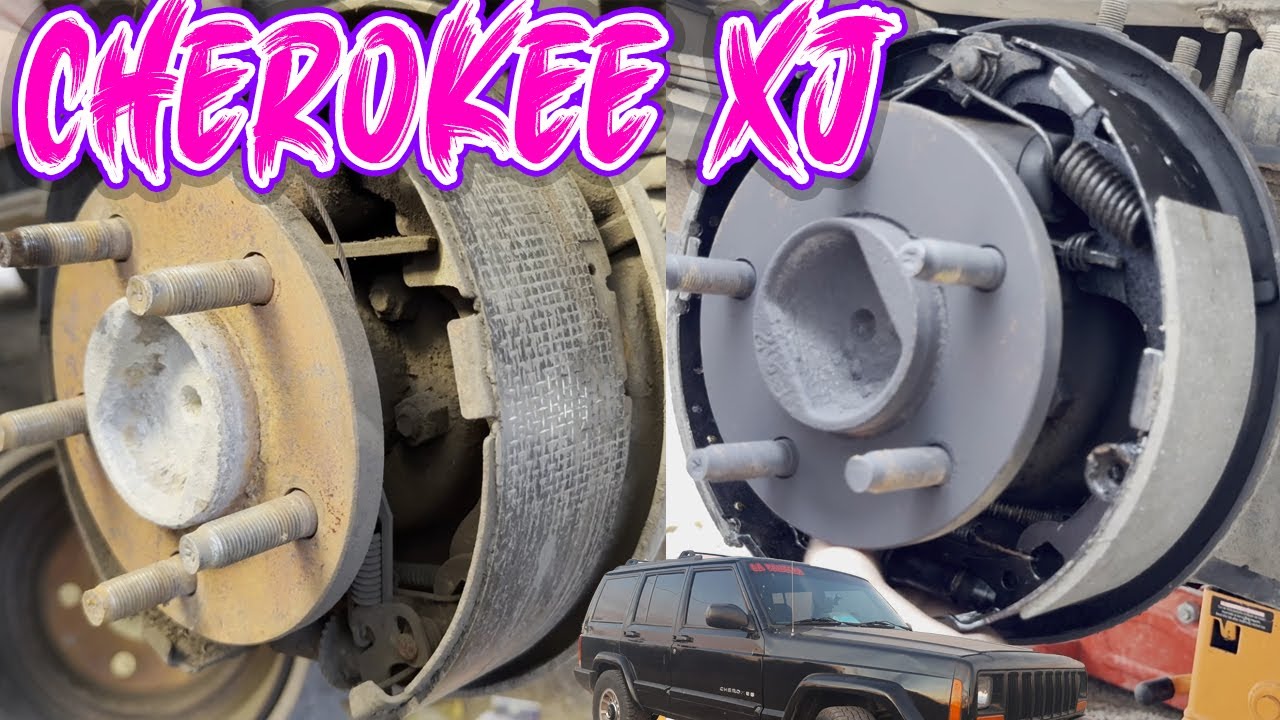 balatas traseras cherokee xj|how to replace rear drum brakes|jeep cherokee xj 2001|mi carro no frena