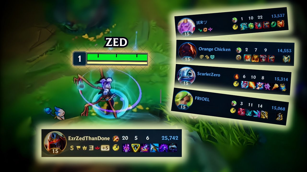 CARRYING MY 4 FEEDING TEAMMATES | ZED WILD RIFT