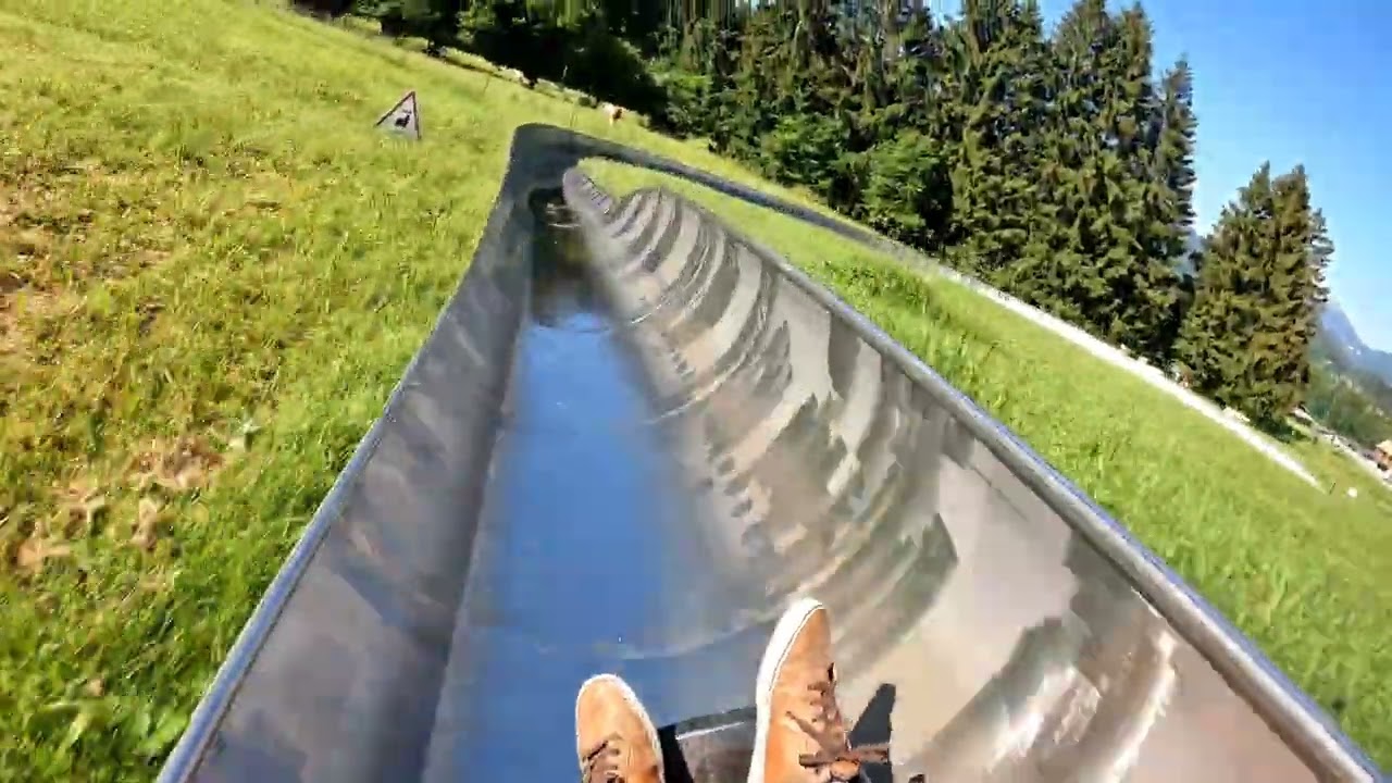 Sommerrodelbahn Tegelberg, Sommerrodelbahn in Schwangau, Bayern, onride, Rodelbahn, summer slide