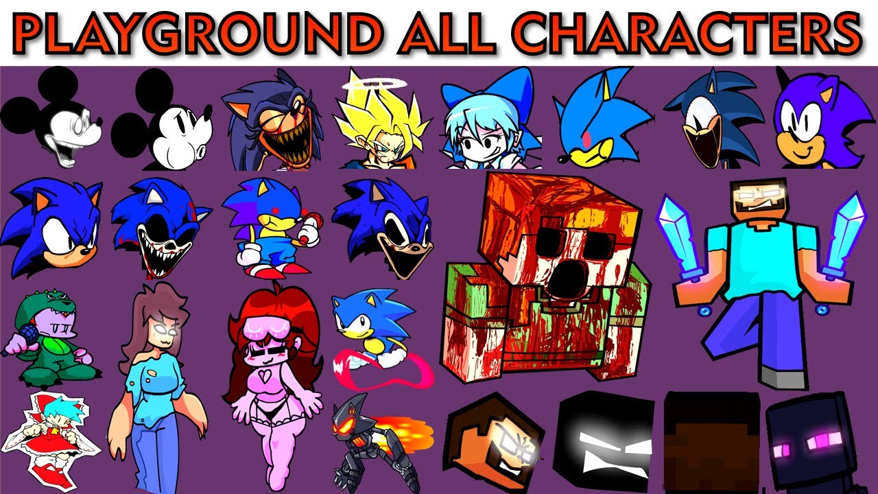 FNF Character Test | Gameplay VS My Playground | ALL Characters Test