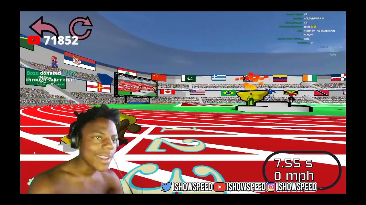 @IShowSpeed Plays Speed Stars (Full Video)