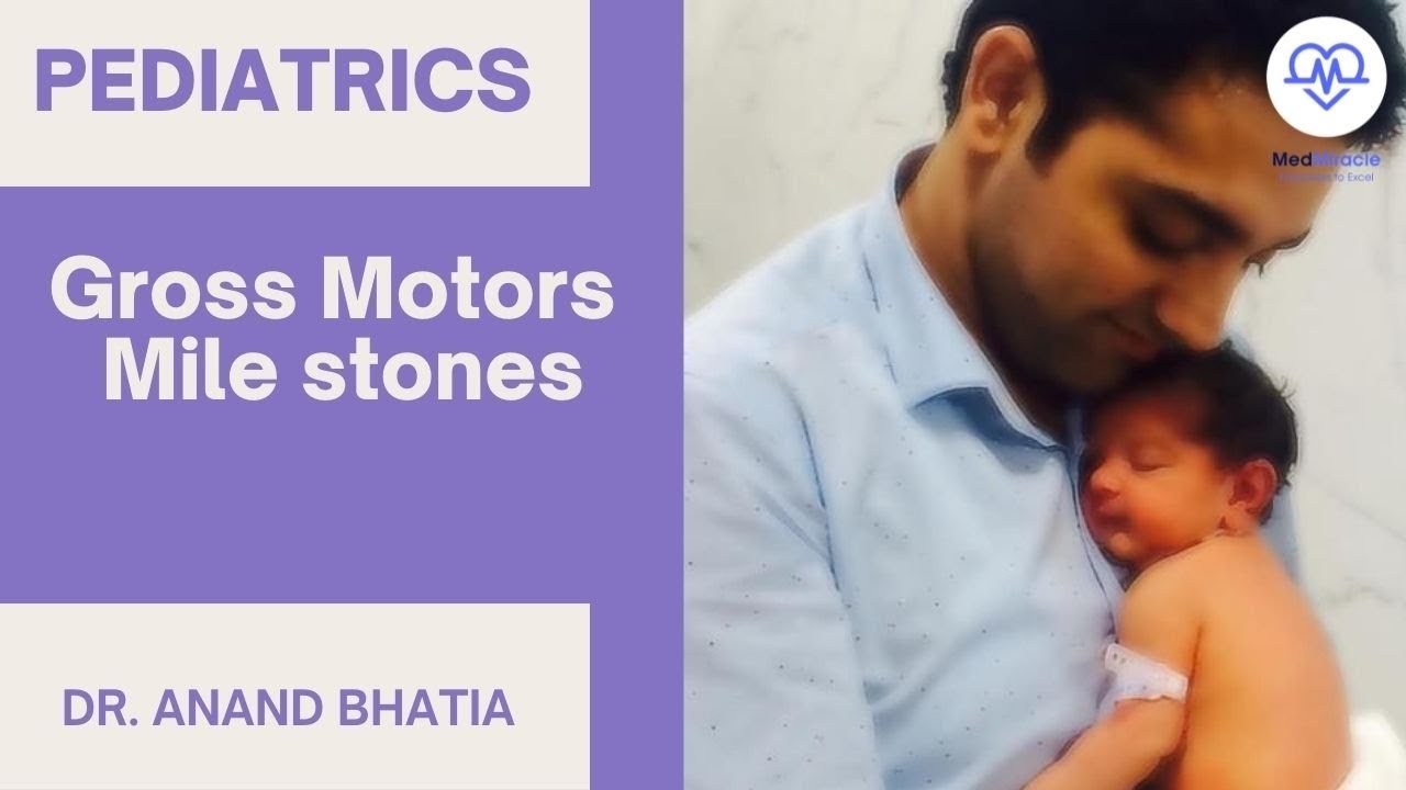 Gross Motor Mile stones by Dr. Anand Bhatia @medmiracle952