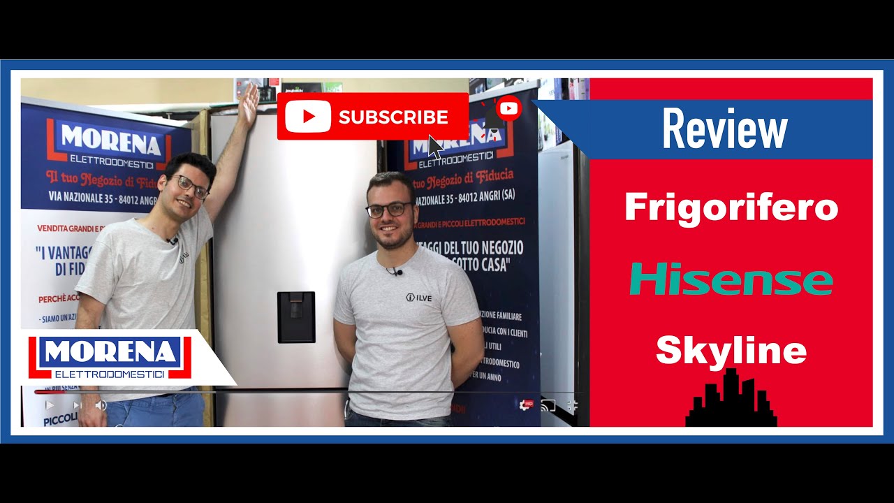 Il frigo che aumenta la capienza ma NON l'ingombro - Hisense combinato 70cm Skyline [ RB645N4WIF ]