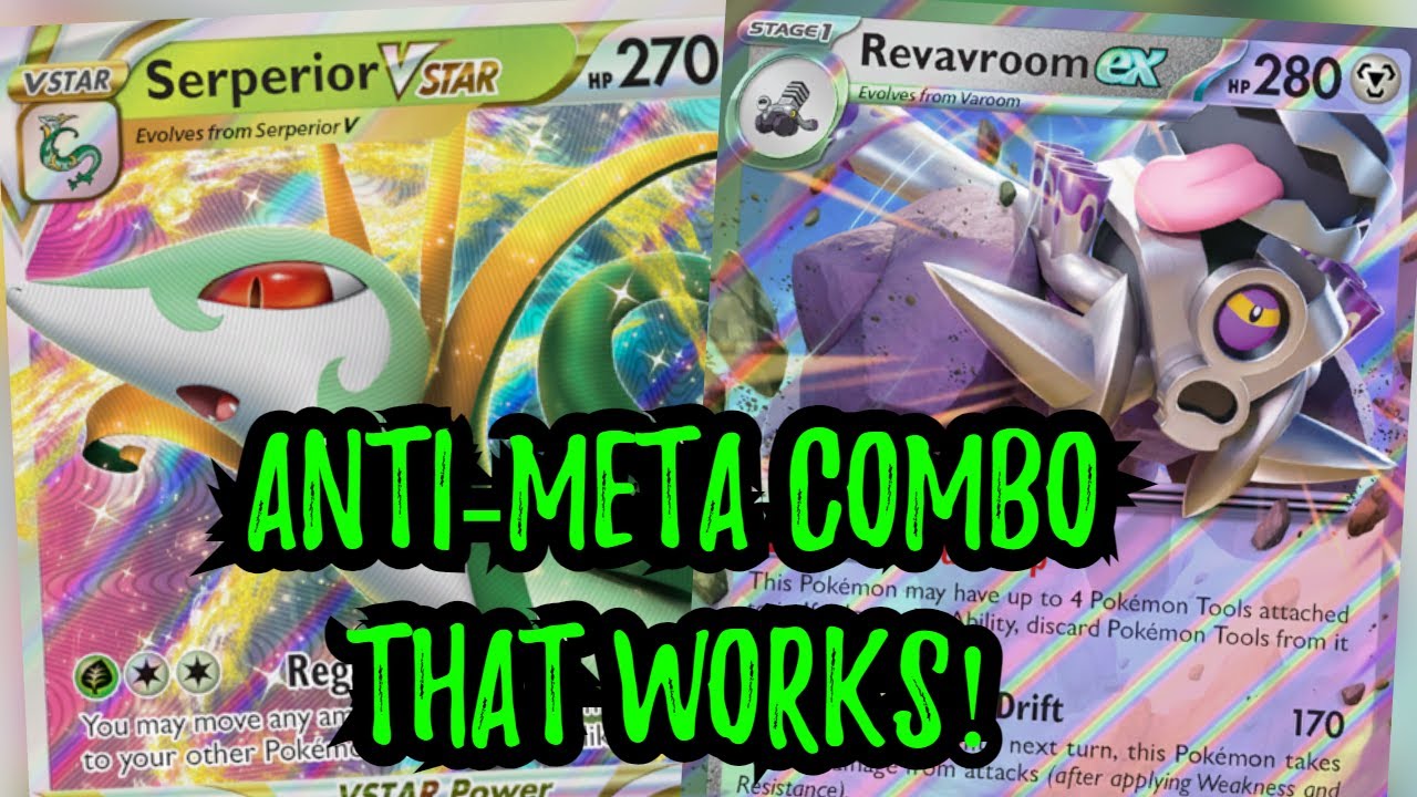 Serperior VStar Revavroom ex Devastating ANTI-META Combo Pokemon TCG Live