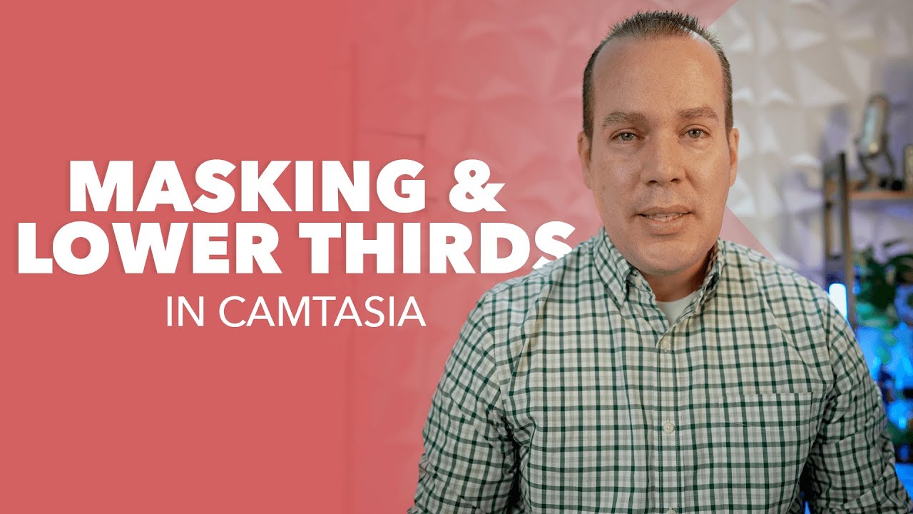 Использование матов и создание нижней трети [в Camtasia]