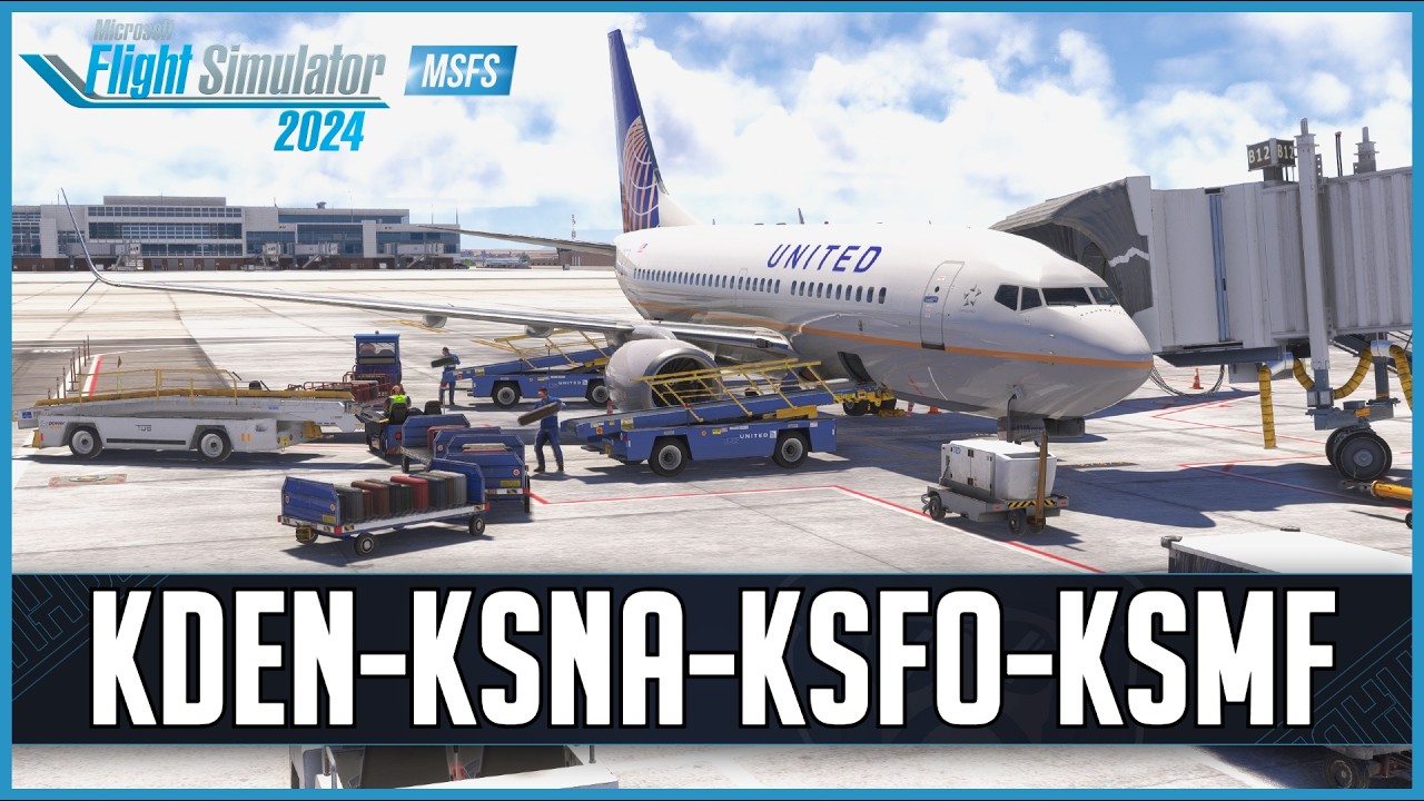 PMDG 737-700 for MSFS2024 | Real World United OPS | Denver - Santa Ana - SFO - Sacramento | VATSIM