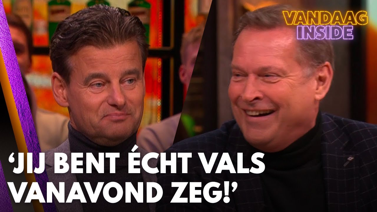 Wilfred hoort opmerking Albert Verlinde over Gordon: &lsquo;Jij bent &eacute;cht vals vanavond zeg!&rsquo;