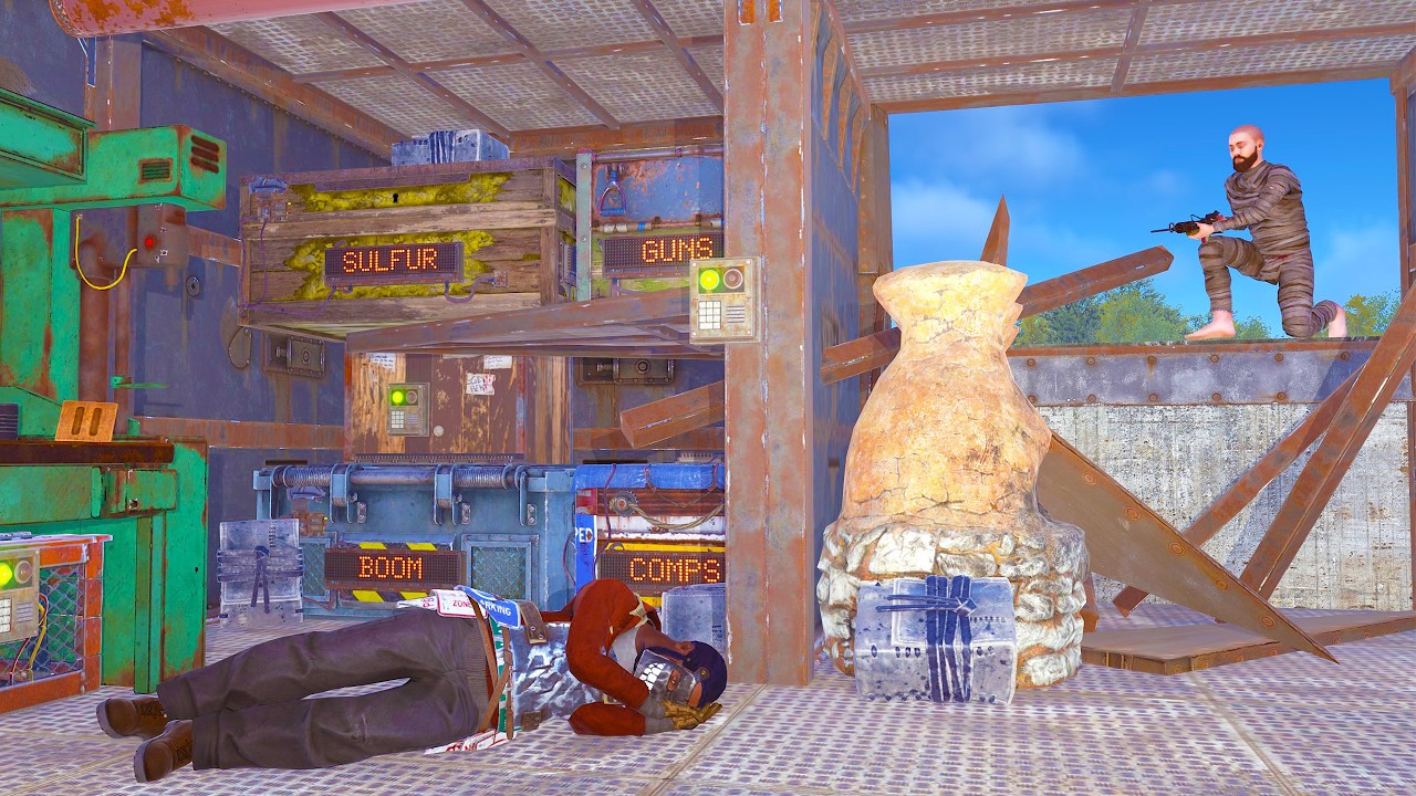 there was a flaw in his bunker...