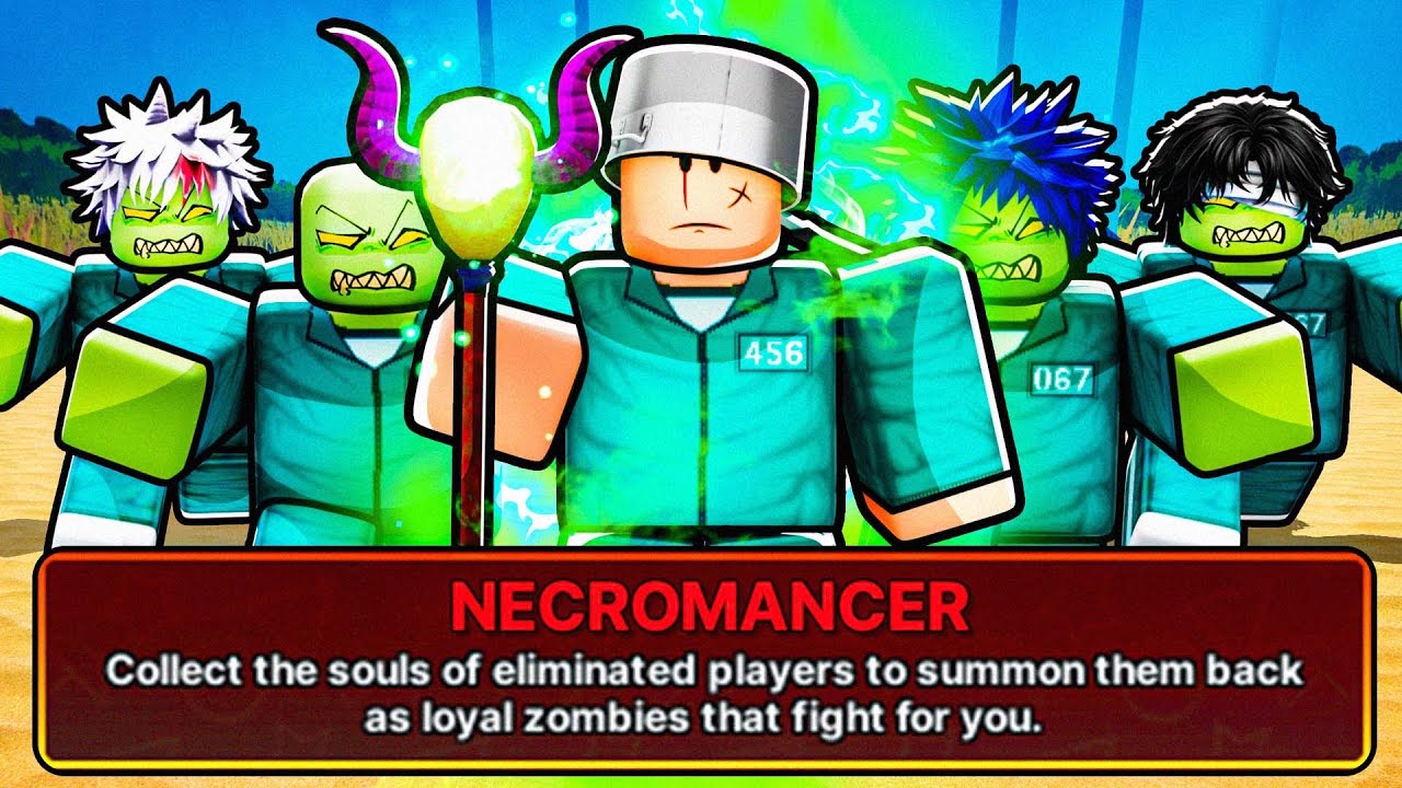 *NEW* NECROMANCER POWER is TOO INSANE in Roblox Squid Game | INK GAME