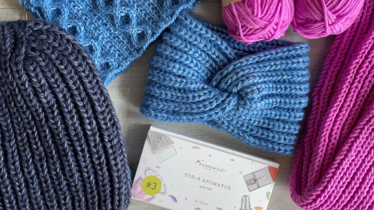 Готовые изделия, процессы и планы💖Шапки, повязки на голову и ажурные кардиган и джемпер