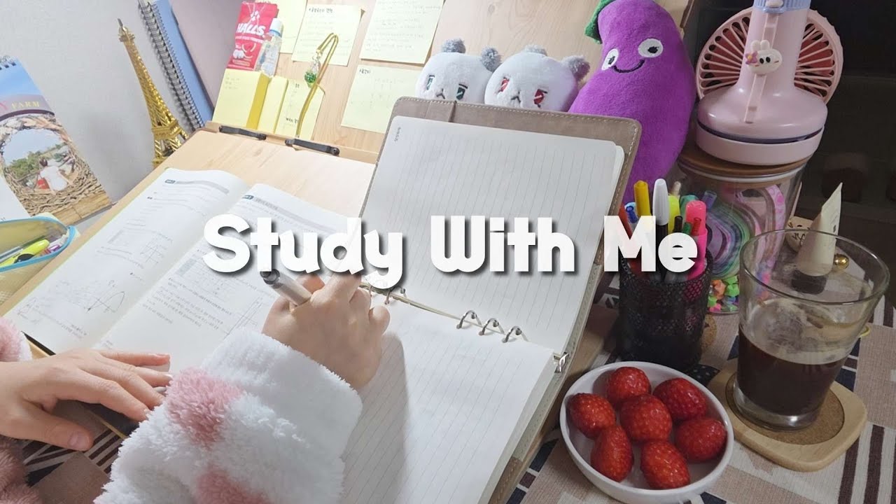 2026.01.11🌙 2h 00m Study With Me | 직장인 스터디 윗미 | ASMR 한적한 시골마을 귀뚜라미 소리가 들리는 밤  