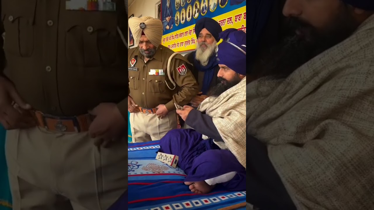 Jathedar sant Baba Joga Singh ji tarndal bakala Sahib 🙏 Punjab police wala ko Bach lagrahaa 🙏🙏🙏#dal