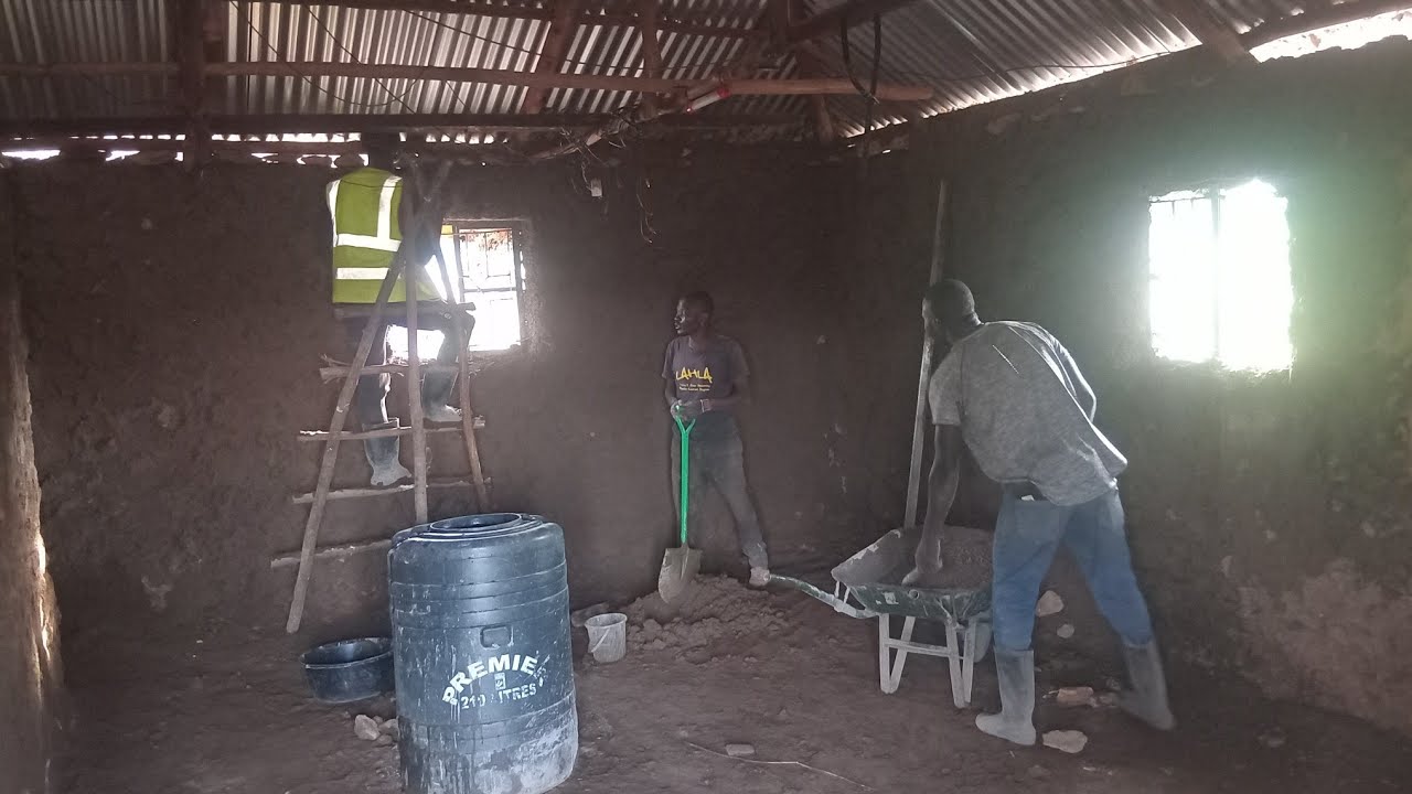 PLASTERING OF LADY MAUREEN HOUSE 