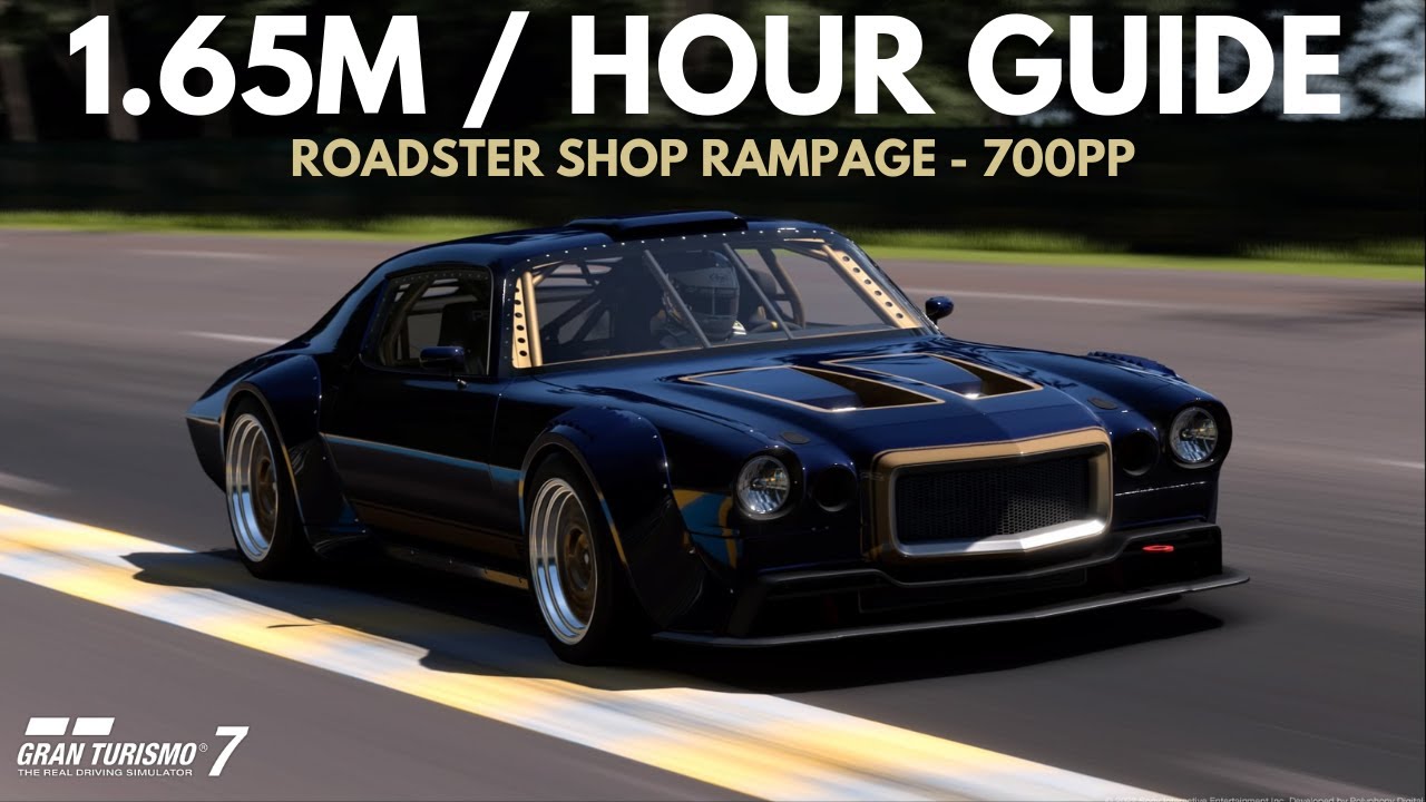 Gran Turismo 7 MONEY METHOD - Roadster Shop Rampage (1.65M Cr./Hr)