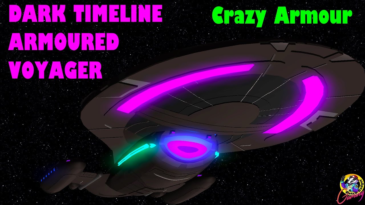 NEW Dark Timeline Armoured Voyager - Can the DT Enterprise G Beat It?  Star Trek Ship Battles Bridge