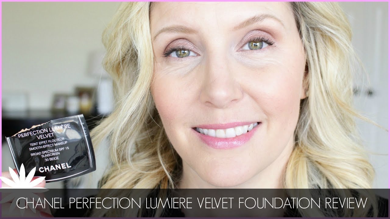 CHANEL PERFECTION LUMIER VELVET FOUNDATION TRY-ON & REVIEW