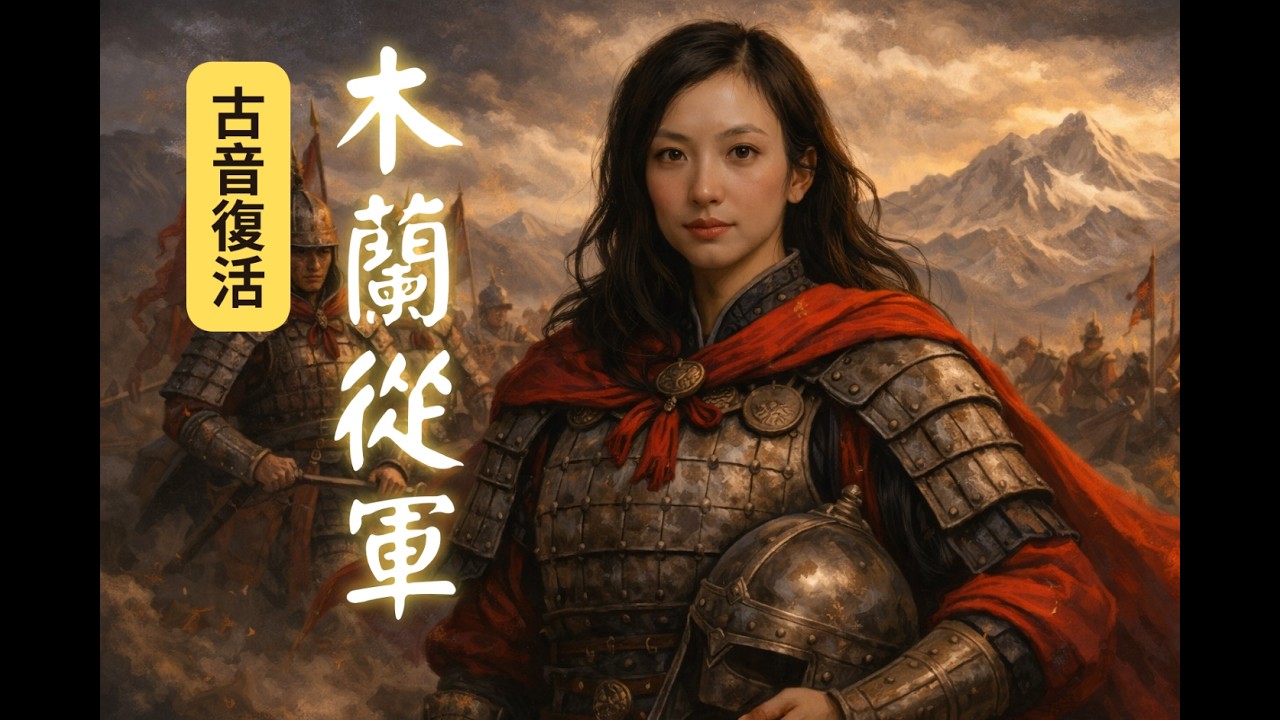 【古音復活】誰說女子不如男？AI 還原北朝《木蘭詩》：聽見 1500 年前的北朝震撼靈魂的巾幗悲歌！
