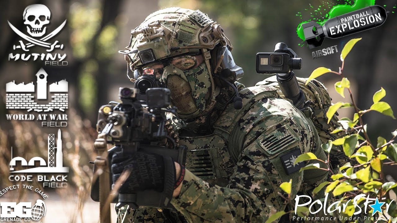 PolarStar Mk46 Airsoft Gameplay | Mutiny -  Paintball Explosion