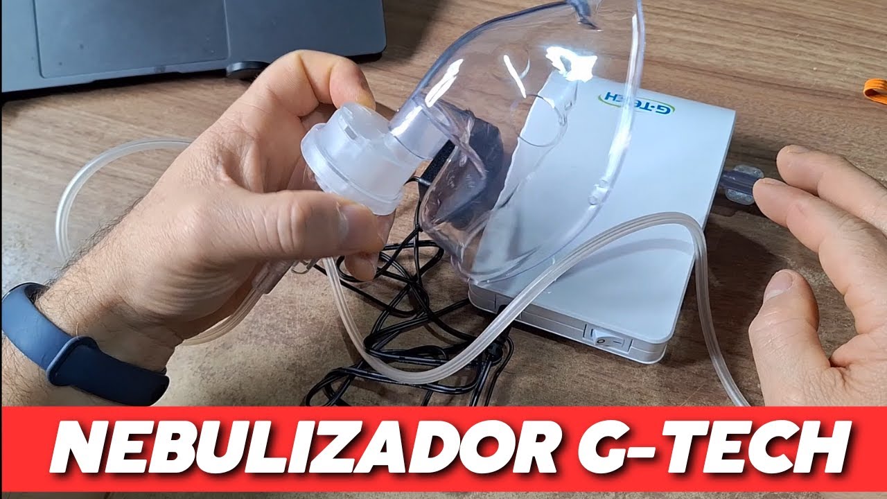 Nebulizador e Inalador  Compact DC1 G Tech | Review | como montar