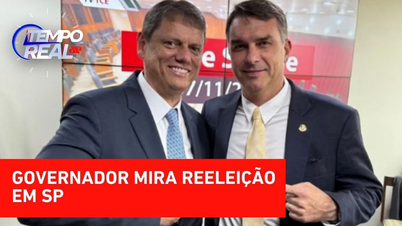 Tarcísio de Freitas reafirma apoio a Flávio Bolsonaro na corrida presidencial em 2026  | TEMPO REAL