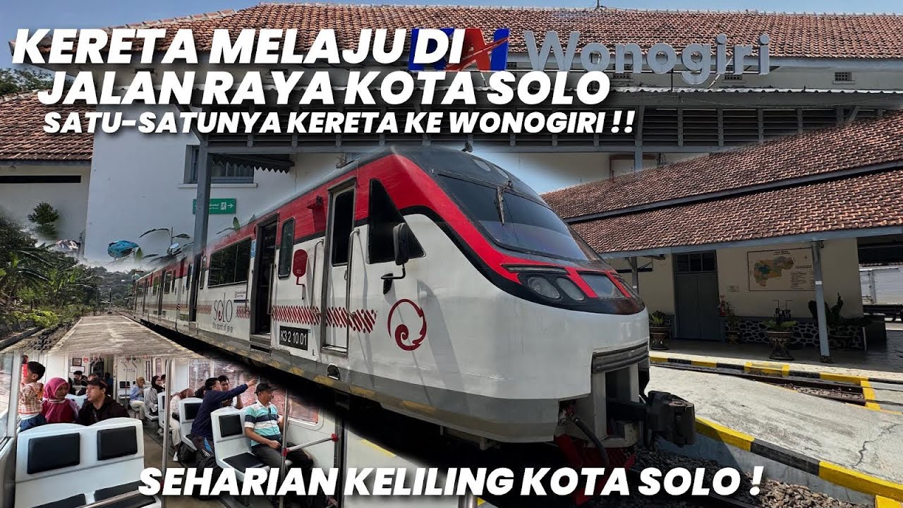 REL DITENGAH KOTA SOLO MENYIMPAN BANYAK SEJARAH‼️Naik Kereta Batara Kresna Purwosari - Wonogiri