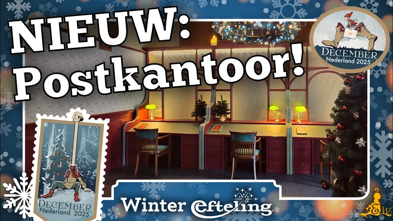 [#Efteling] Tijdelijk POSTKANTOOR op het ANTON PIECKPLEIN! 📯