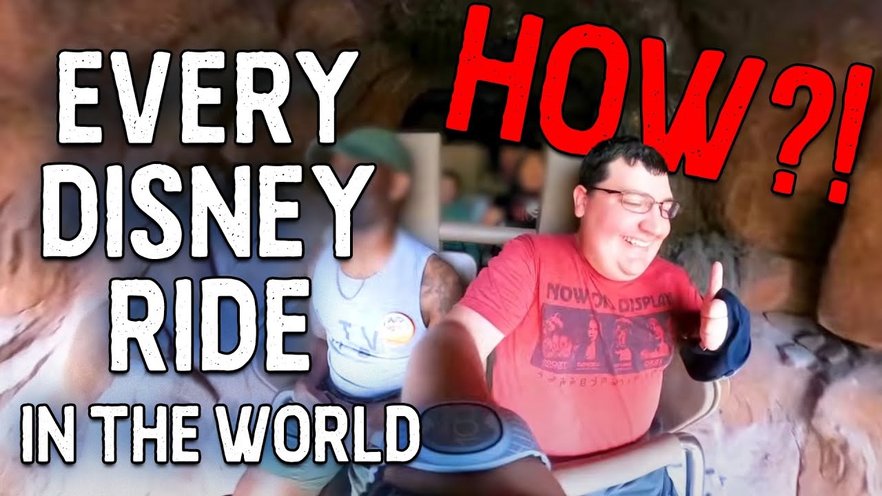 The Man Who Rode Every Disney Ride On Earth In 12 Days • FOR YOUR AMUSEMENT