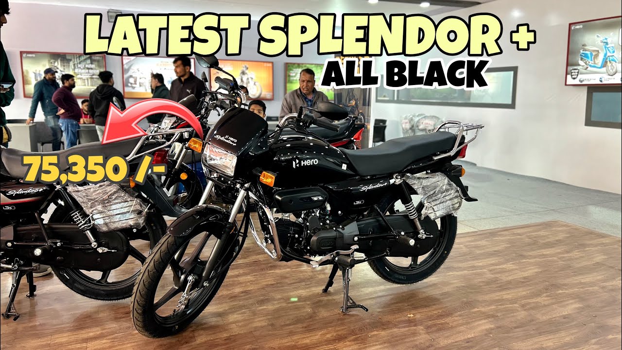 All New 2026 Model Hero Splendor + All Black Edition 💥 | Splendor + | Price | #automobile 
