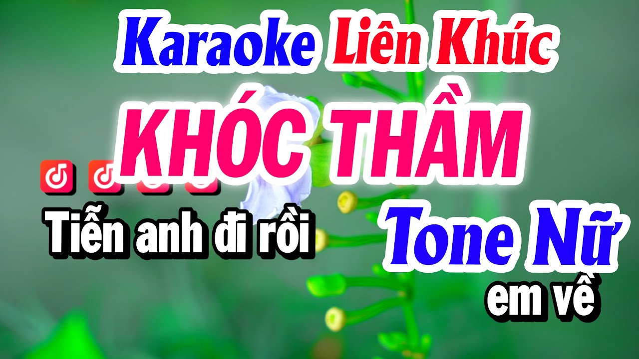Karaoke Liên Khúc Tone Nữ KHÓC THẦM Beat Mới Dễ Hát | Karaoke Tuyết Nhi 2026