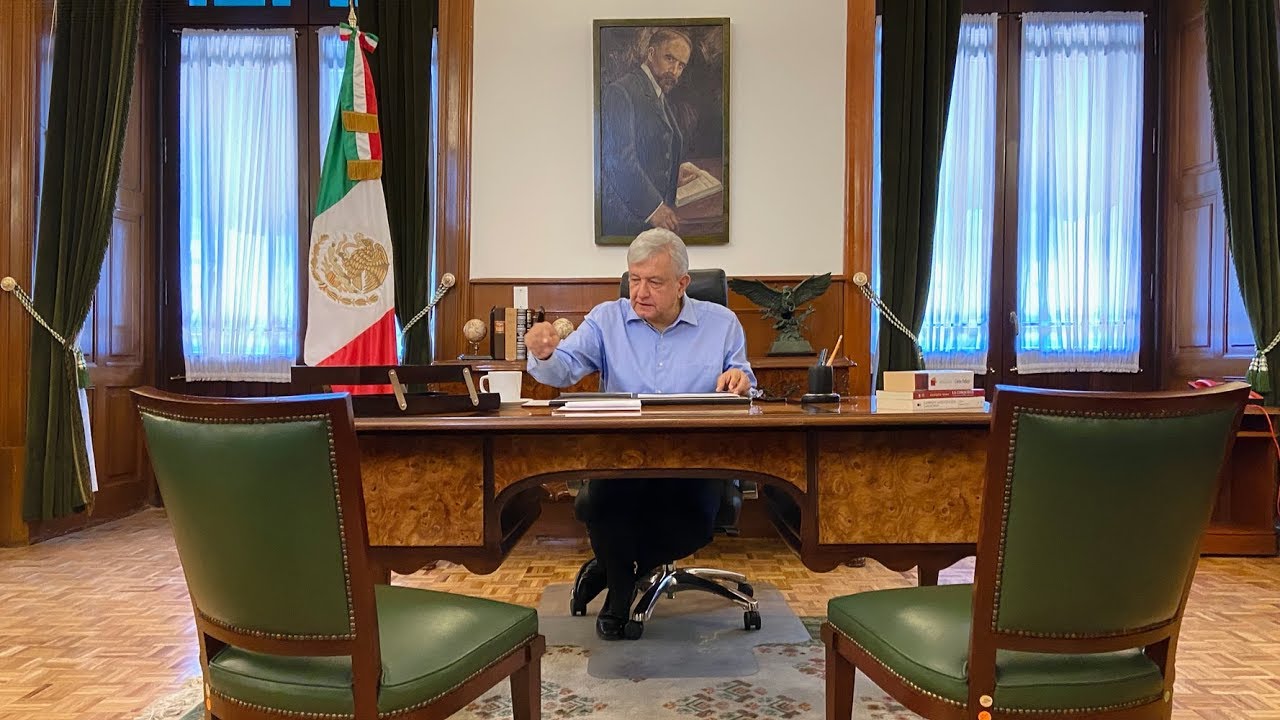 Informe sabatino desde Palacio Nacional.