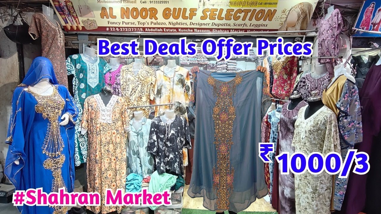 ₹ 1000/3 Imported Handwork Velvet Jumbo Size Nighties With Dupattas, Partywear Kaftan Shahran Market