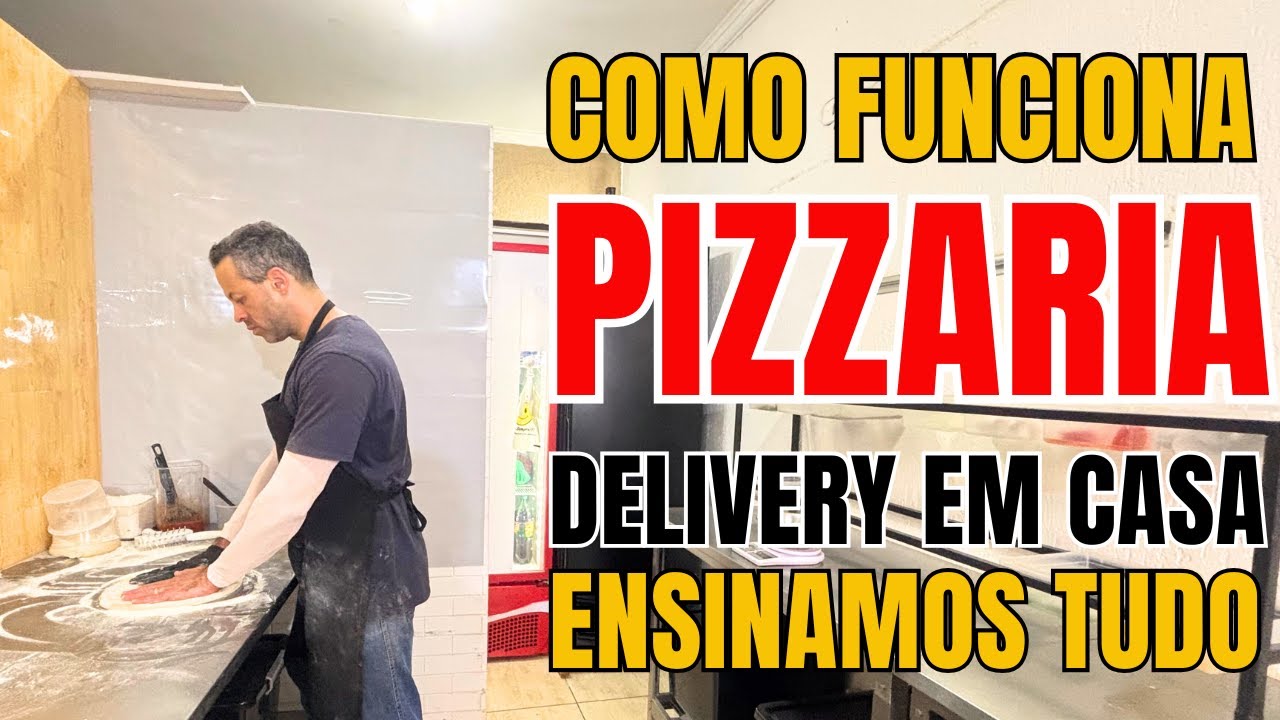 PIZZARIA DELIVERY EM CASA MOSTRAMOS COMO TUDO FUNCIONA I COMO GANHAMOS R$5000 MÊS SEM SAIR DE CASA