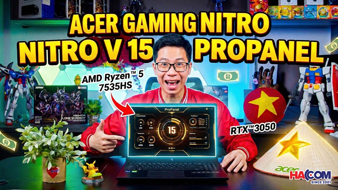 Ngày làm Designer, tối làm Game thủ cùng Nitro V ProPanel