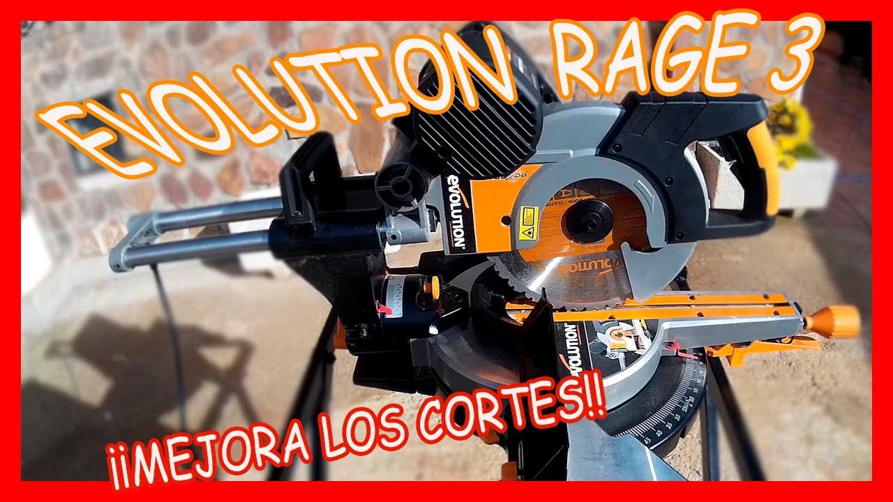 Ingletadora Evolution Rage 3 ⚙️ Ajustes básicos para cortes perfectos y rectos