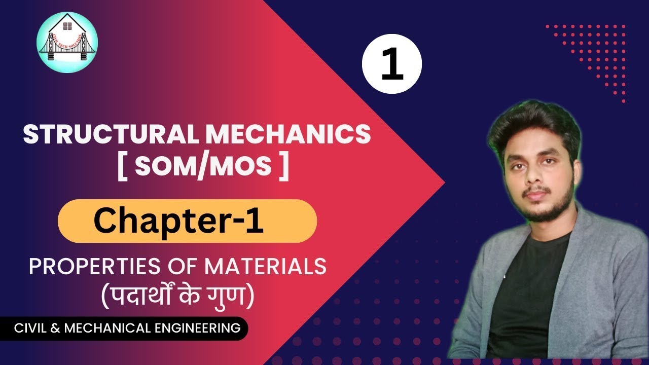 Structural Mechanics _ SOM _ MOS - (Lec - 1) - Properties of Materials by Ashwini Sir