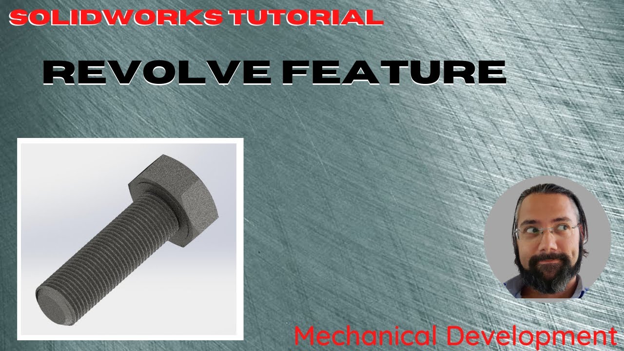 Solidworks tutorial - using revolved to make a part