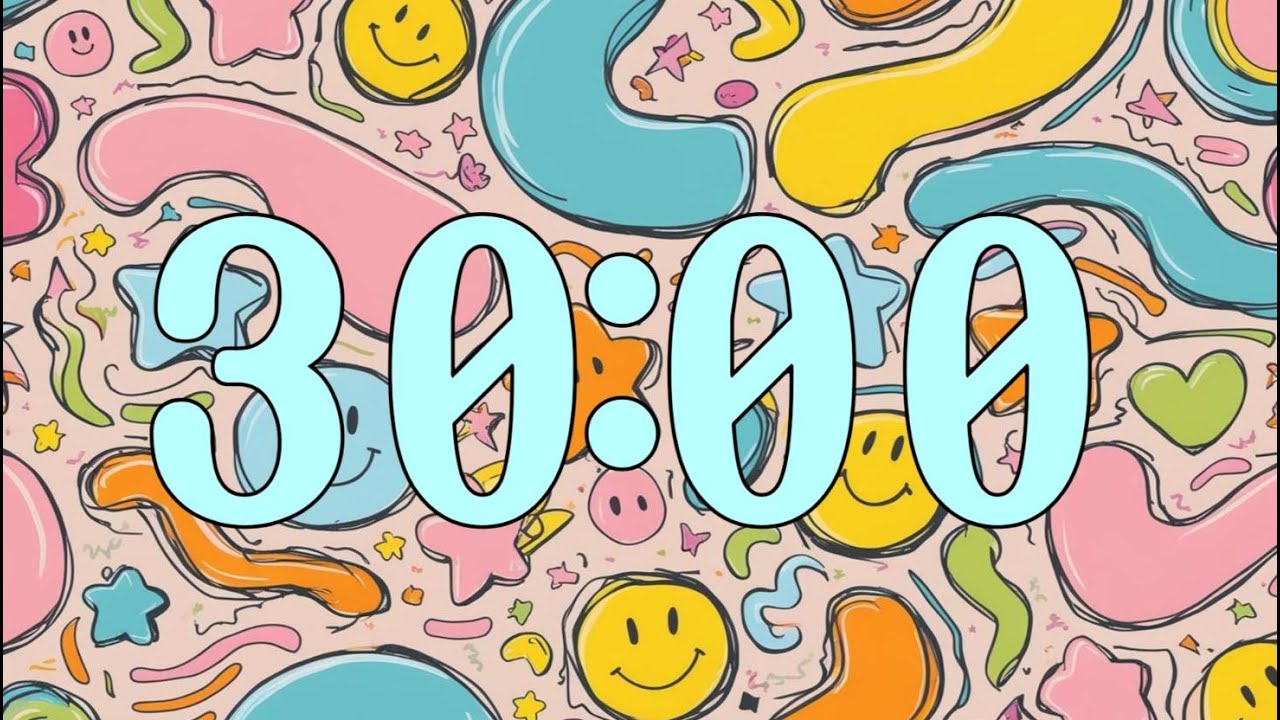 30 Minute Timer With Calming Lo-Fi Music for Classroom
